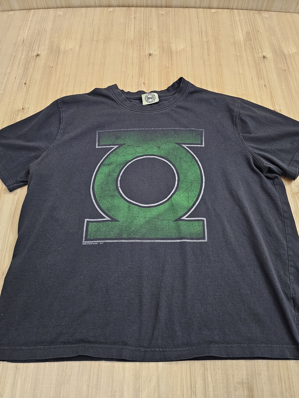 Vintage DC Comics Green Lantern Logo Tee - Black/Green